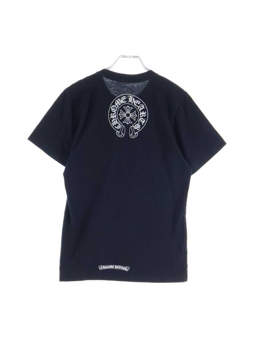 Chrome Hearts Neck Logo Short Sleeve Tee Print T-Shirt Cotton Black